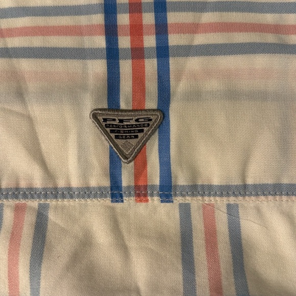 COLUMBIA button down Supee Harborside Top L - Picture 6 of 7